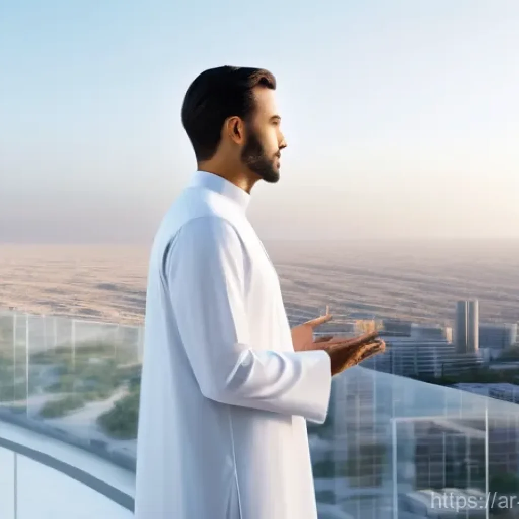 건축 시공과 AI 기술 접목 사례 - **AI-Enhanced Architectural Design and Sustainable Future:** A visionary architect, dressed in a mod...